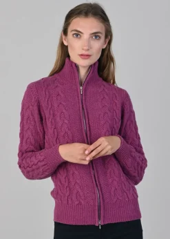 Online Rosie Cashmere Cable Jacket - Women Knitwear