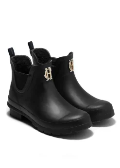 Sale Rubber Chelsea Boots - Black Women Wellies|Wellies