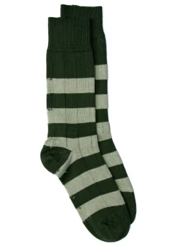 Hot Rugger Stripe Socks - Socks