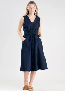 Best Rutherglen Midi Dress - Navy Women Dresses