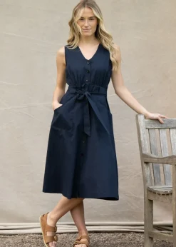 Best Rutherglen Midi Dress - Navy Women Dresses