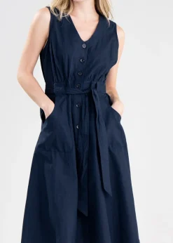Best Rutherglen Midi Dress - Navy Women Dresses