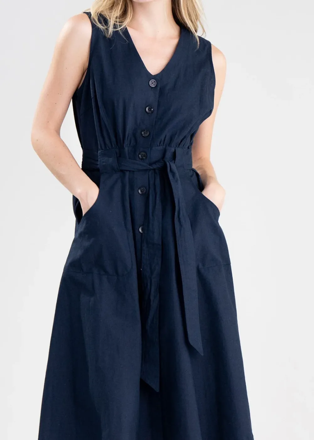 Best Rutherglen Midi Dress - Navy Women Dresses