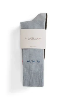 Best Script Socks 3 Pack - Red and Grey Socks