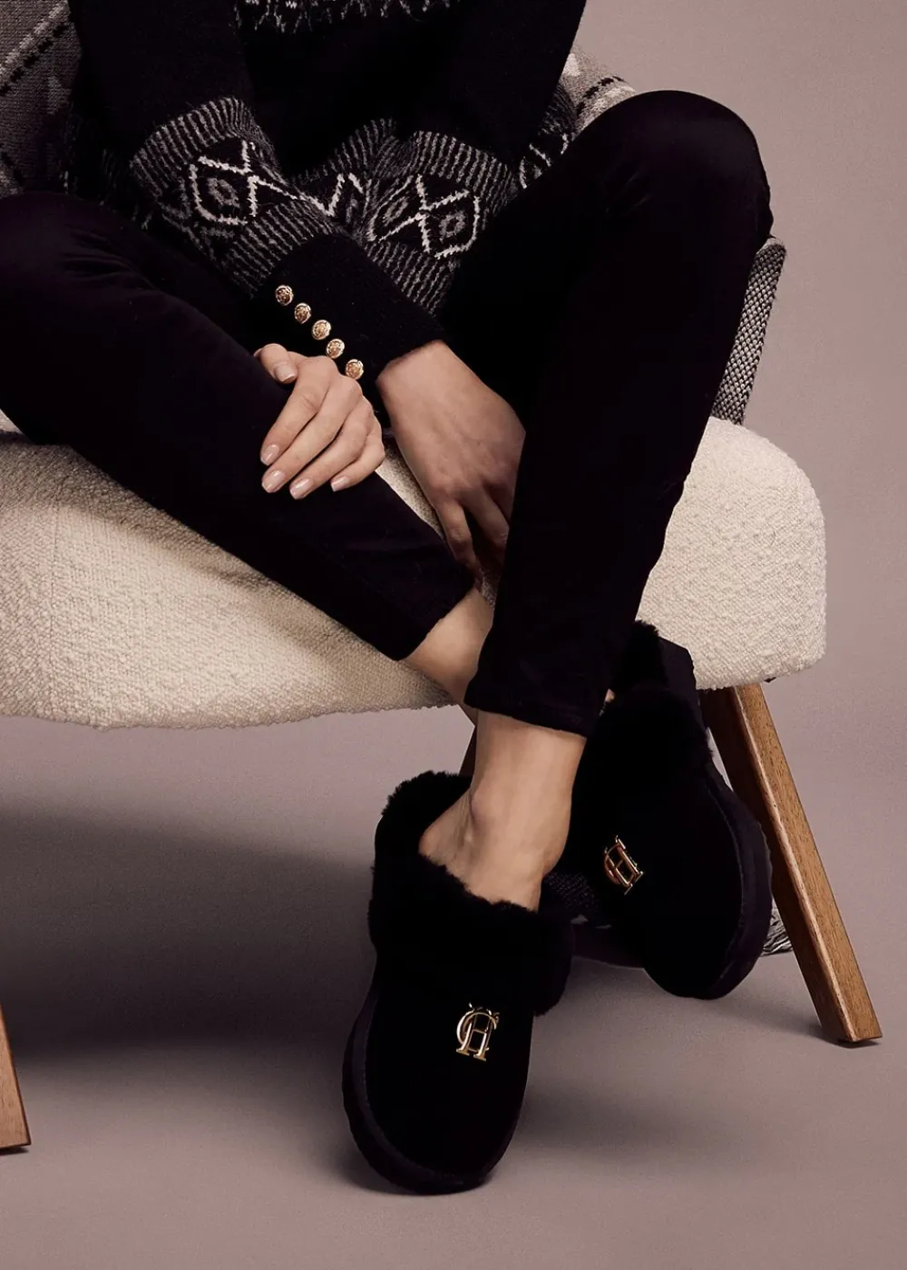 Online Shearling Slippers - Women Slippers|Slippers
