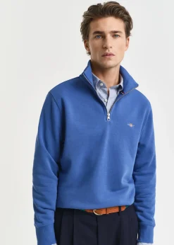 Hot Shield Half Zip Sweatshirt - Rich Blue Sweatshirts