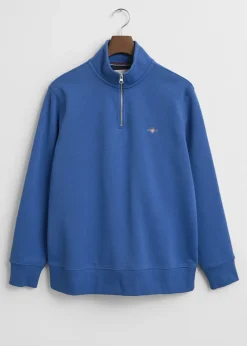 Hot Shield Half Zip Sweatshirt - Rich Blue Sweatshirts