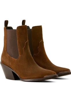 Hot Shiloh Bootie Boots - Dark Ginger Suede Women Boots|Boots