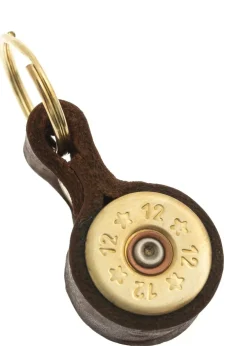 Best Shotgun Cartridge Keyring - Light Brown Keyrings