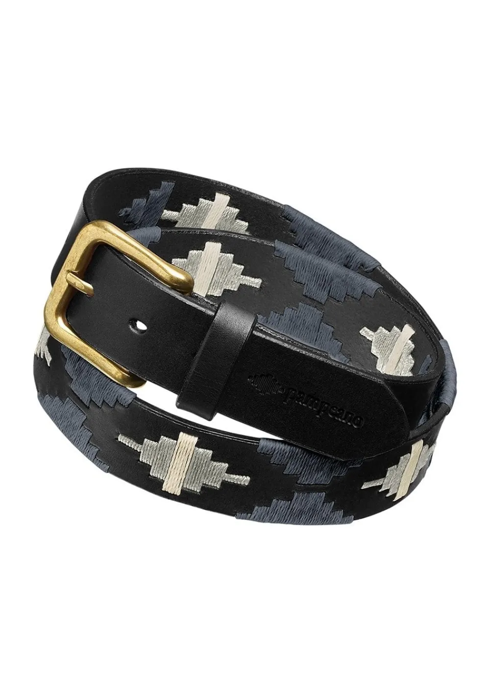 Clearance Sierra 1.5" Polo Belt - Blue and Grey Women Belts & Buckles|Belts