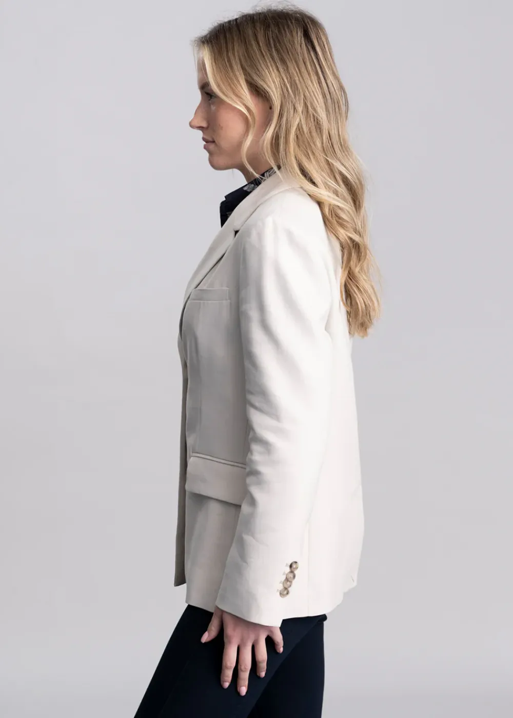 Outlet Slim Stretch Linen Blazer - Women Tweed & Tailored Jackets|Coats & Jackets