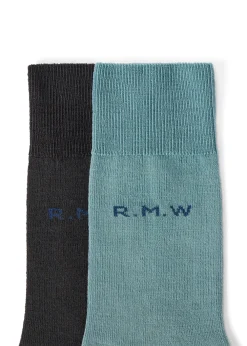 Clearance Socks 2 Pack - Grey Blue Socks