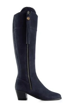 Hot Suede Regina Heeled Sporting Fit Boots - Women Boots|Boots