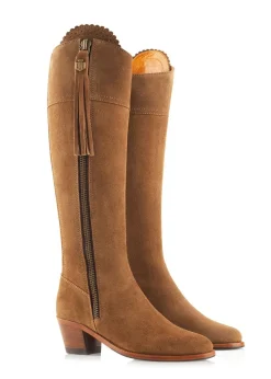 Online Suede Regina Heeled Sporting Fit Boots - Women Boots|Boots