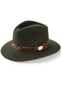Discount Suffolk Fedora Bronze Wrap - Women Hats & Caps