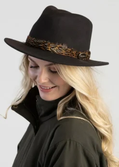 Sale Suffolk Fedora Bronze Wrap - Women Hats & Caps