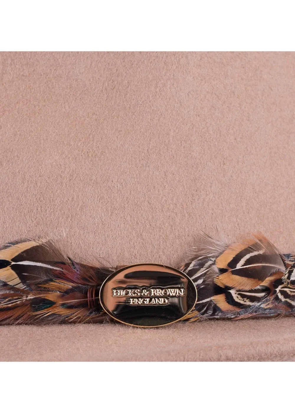 Clearance Suffolk Fedora Bronze Wrap - Women Hats & Caps