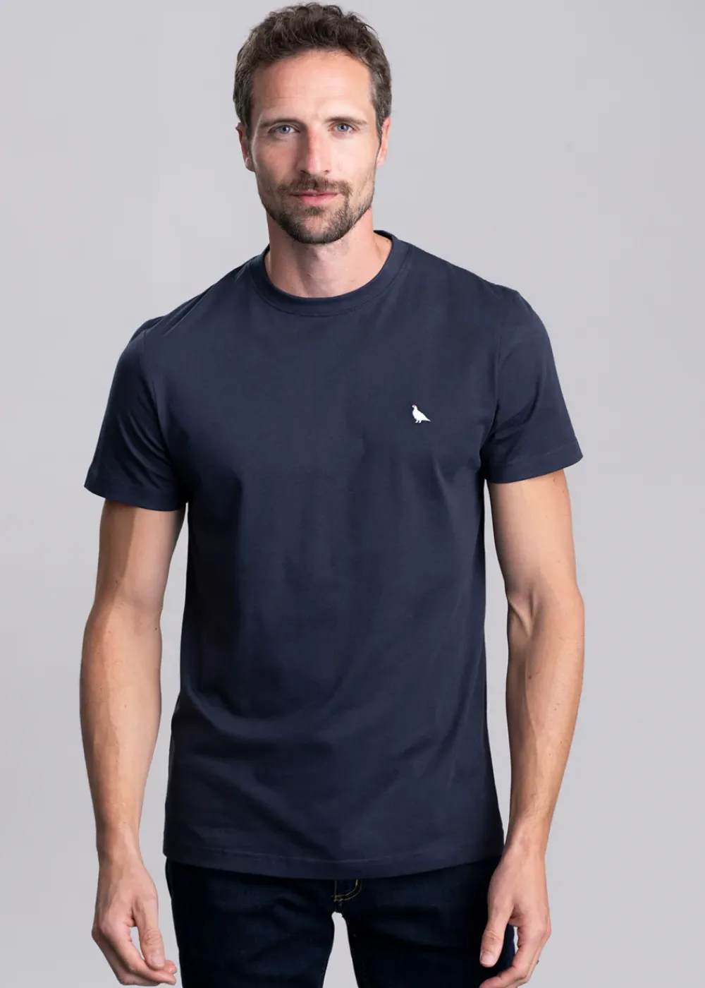Clearance Talland T-Shirt - Navy Heritage Print Polo Shirts & T-Shirts