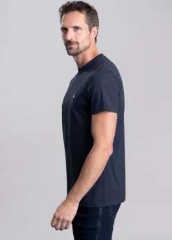 Clearance Talland T-Shirt - Navy Heritage Print Polo Shirts & T-Shirts