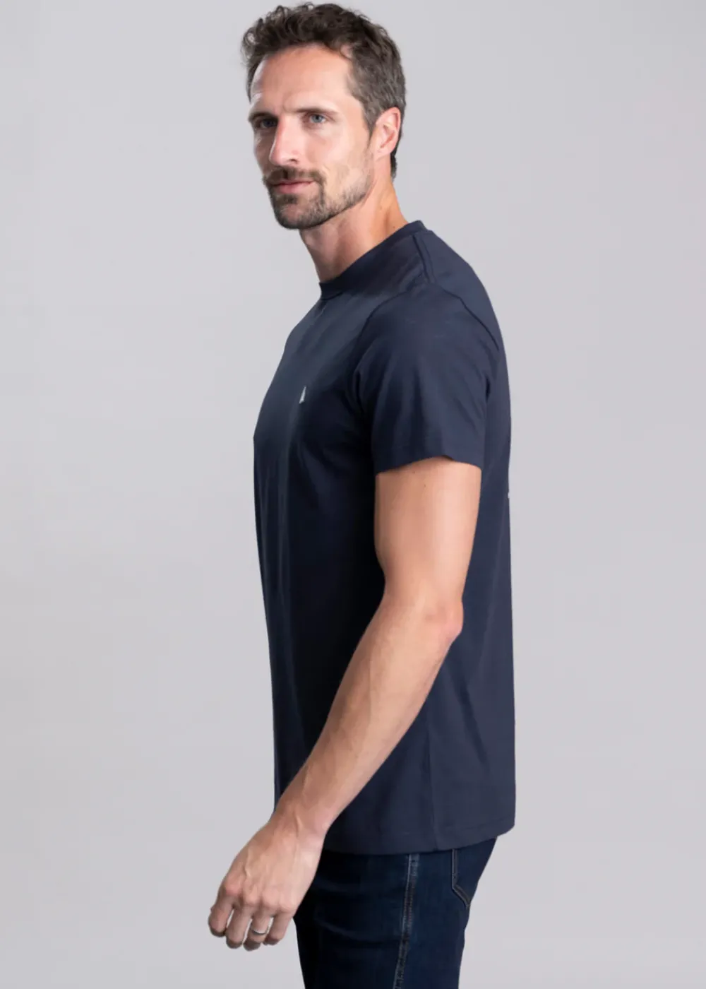 Clearance Talland T-Shirt - Navy Heritage Print Polo Shirts & T-Shirts