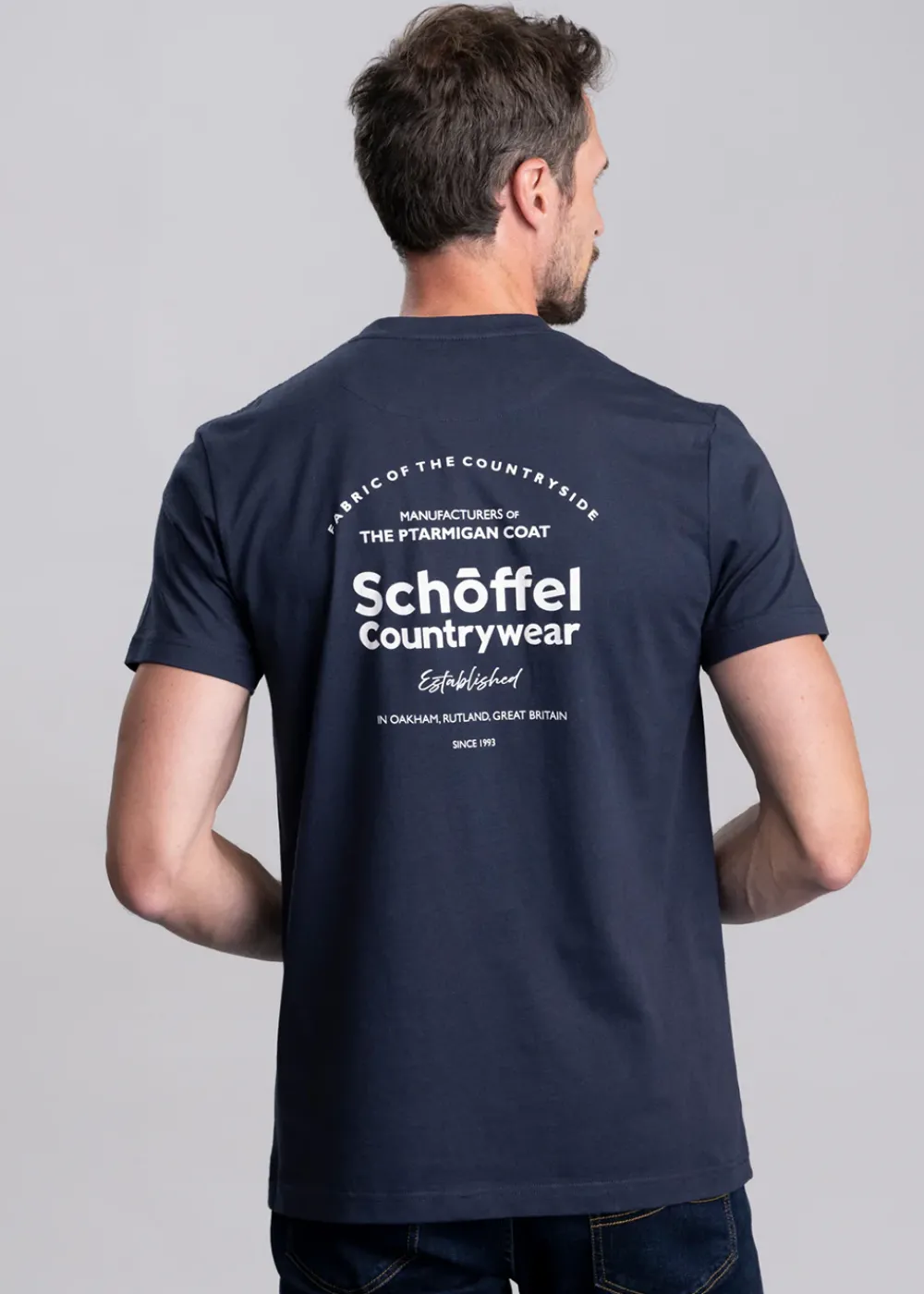 Clearance Talland T-Shirt - Navy Heritage Print Polo Shirts & T-Shirts