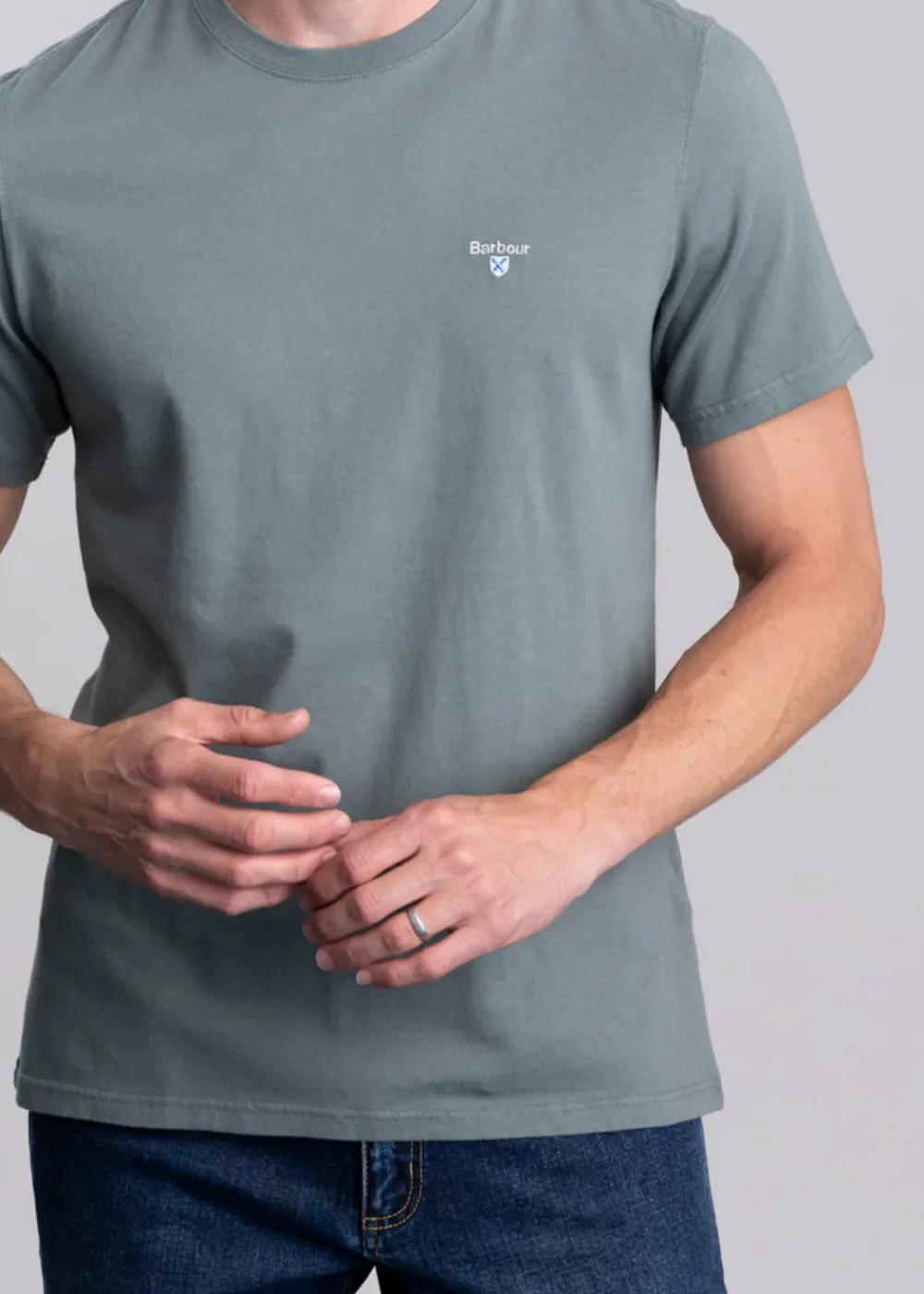 Discount Tartan Sports T-Shirt - Vintage Teal Polo Shirts & T-Shirts