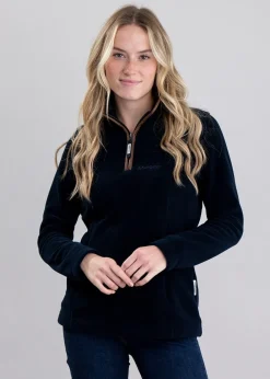 New Tilton II Quarter Zip Fleece - Navy Women Fleece|Coats & Jackets