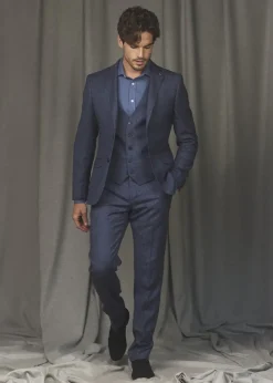 Discount Tolka Donegal Jacket - Blue Salt ad Pepper Tweed & Tailored Jackets