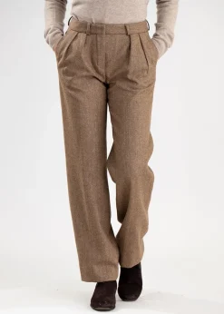 Best Twill Wide Leg Trousers - Women Trousers & Jeans