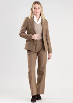 Best Twill Wide Leg Trousers - Women Trousers & Jeans