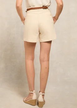 Fashion Utility Denim Shorts - Women Shorts