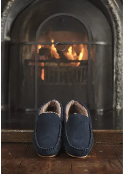 Clearance Ventry Slippers - French Navy Slippers|Slippers