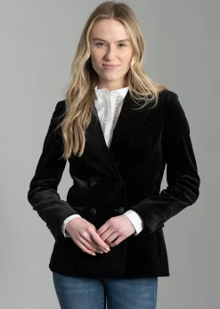 Hot Vivien Velvet Jacket - Women Tweed & Tailored Jackets|Coats & Jackets