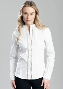 Online Waterlily Shirt - White Women Shirts And Blouses