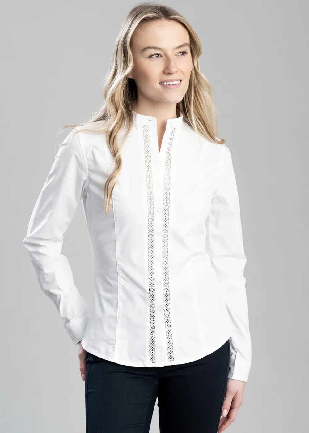 Online Waterlily Shirt - White Women Shirts And Blouses