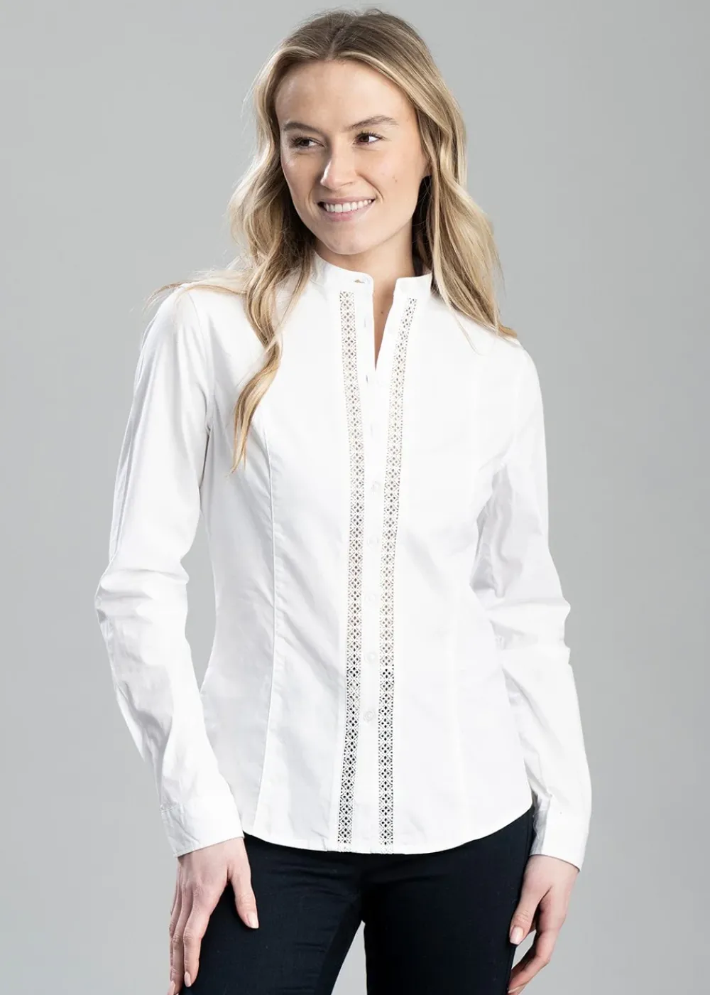 Online Waterlily Shirt - White Women Shirts And Blouses