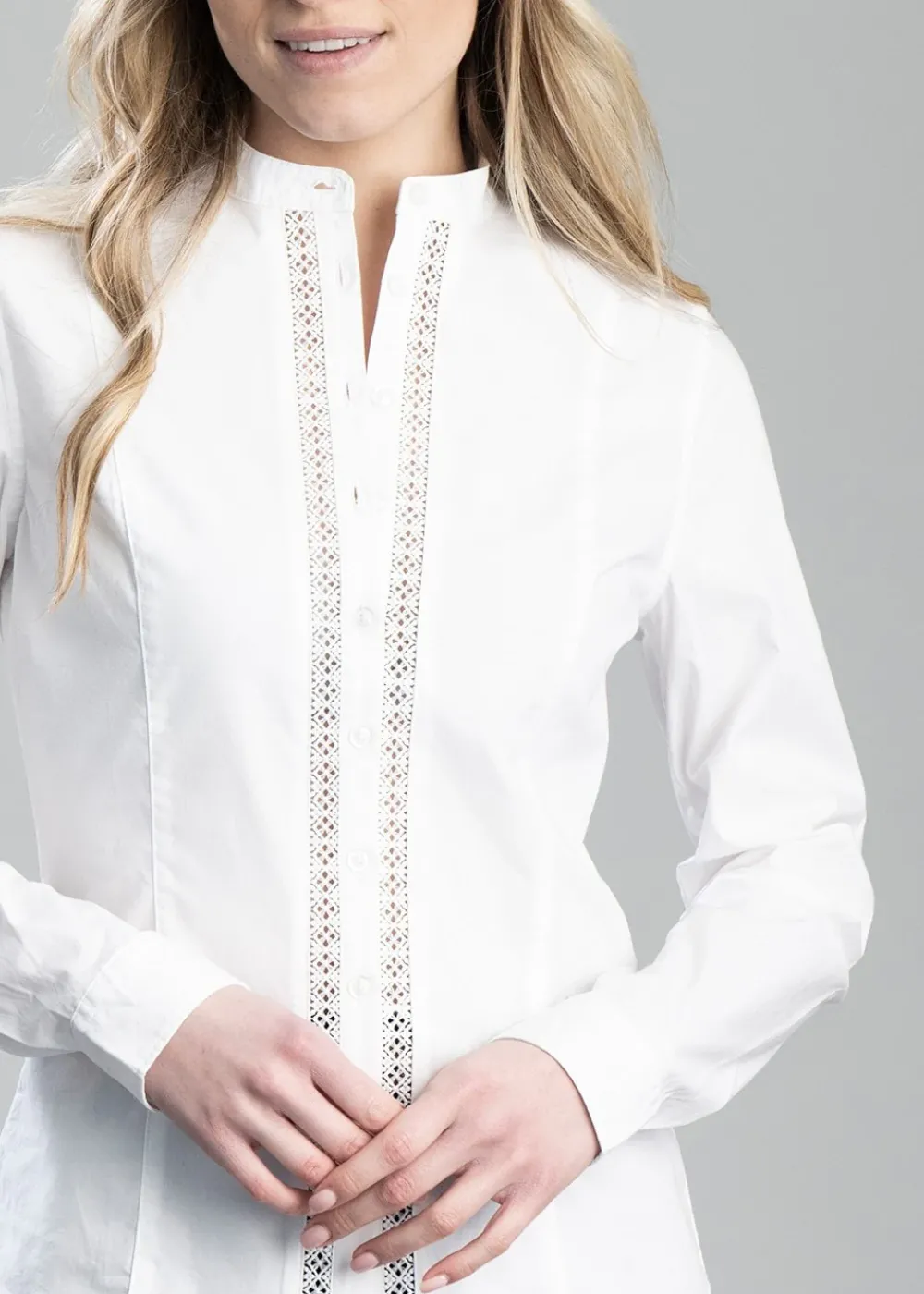 Online Waterlily Shirt - White Women Shirts And Blouses