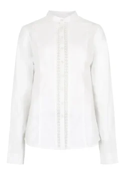 Online Waterlily Shirt - White Women Shirts And Blouses