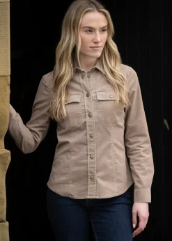 Fashion Willows Shirt - Sand Dune Women Shirts And Blouses