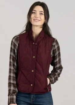 Discount Woodside 2.0 Vest - Tawny Port Women Gilets