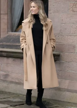 Outlet Wool Trench Coat - Women Coats & Jackets