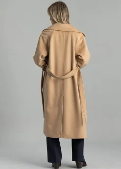 Outlet Wool Trench Coat - Women Coats & Jackets