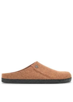Outlet Zermatt Rivet Wool Felt Clogs - Toffee Melange Shoes|Shoes